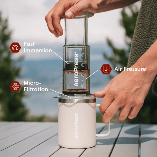 Traveler’s Bundle - Clear - Complete Brewing Set for Everyday Coffee