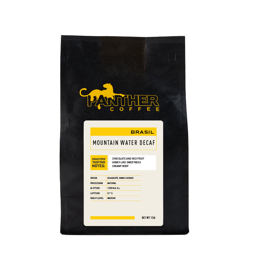 Decaf Mountain Water Brazil 12 oz - Fresh Coffee Selection for Daily Routines