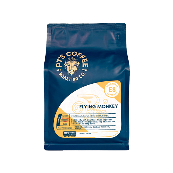 Flying Monkey Espresso 2 lb - Compact Coffee Press for Fresh Brewing