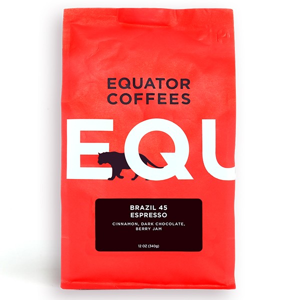 Brazil 45 Espresso 12 oz - Compact Coffee Press for Fresh Brewing