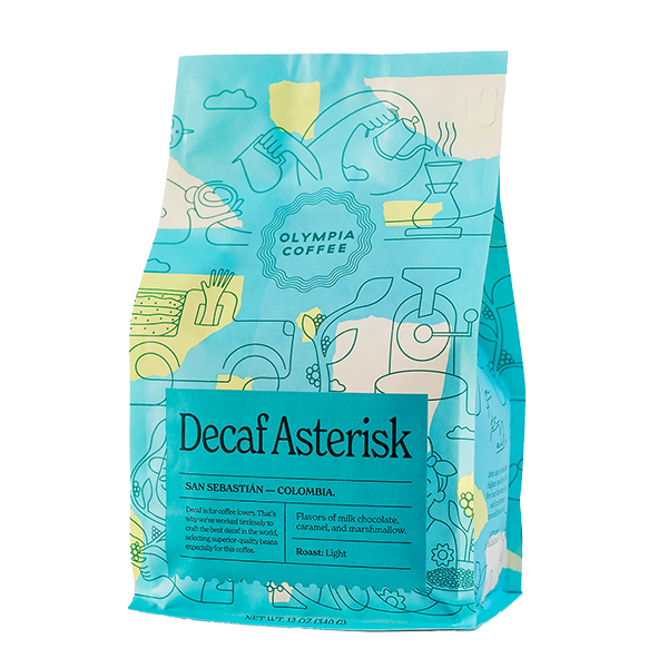 Decaf Asterisk 12 oz - Fresh Coffee Selection for Daily Routines