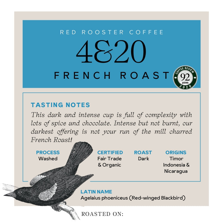 Organic 4&20 French Roast - Fresh Coffee Selection for Daily Routines