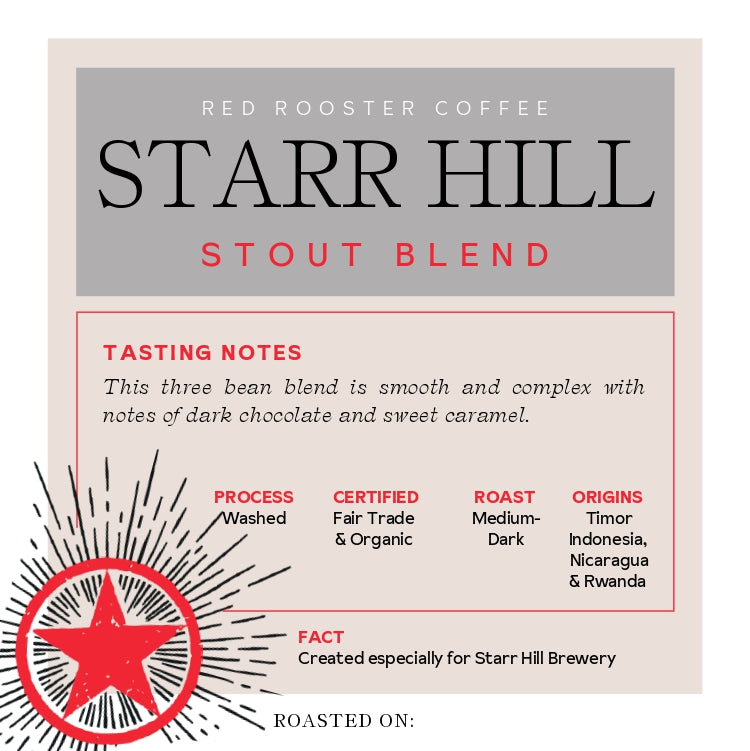 Organic Starr Hill Stout Blend - Fresh Coffee Selection for Daily Routines