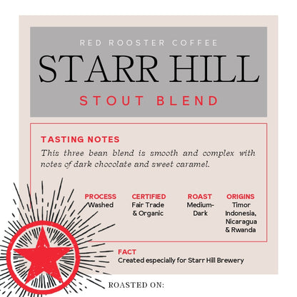 Organic Starr Hill Stout Blend - Fresh Coffee Selection for Daily Routines