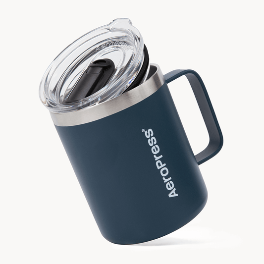 AeroPress Travel Coffee Mug - Stainless Steel - Coffee Vessel for Home Brewing Stations