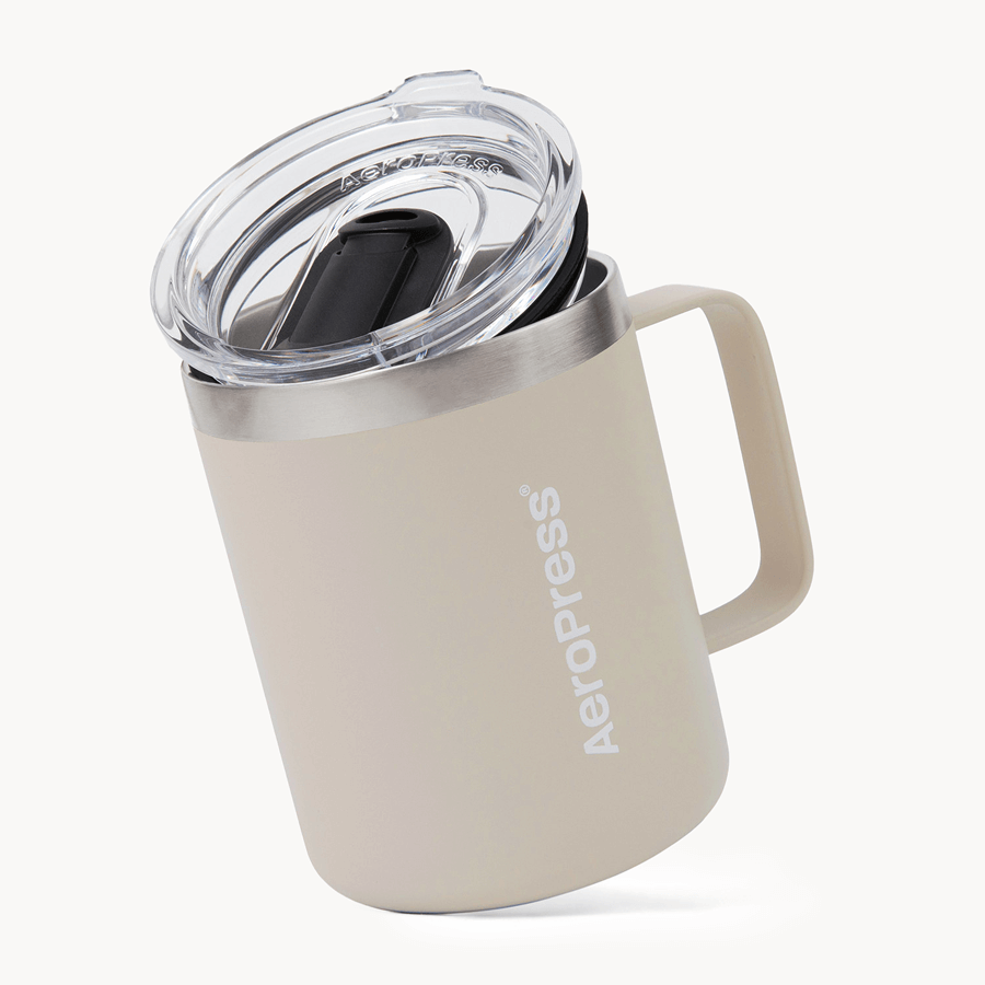 AeroPress Travel Coffee Mug - Stainless Steel - Coffee Vessel for Home Brewing Stations