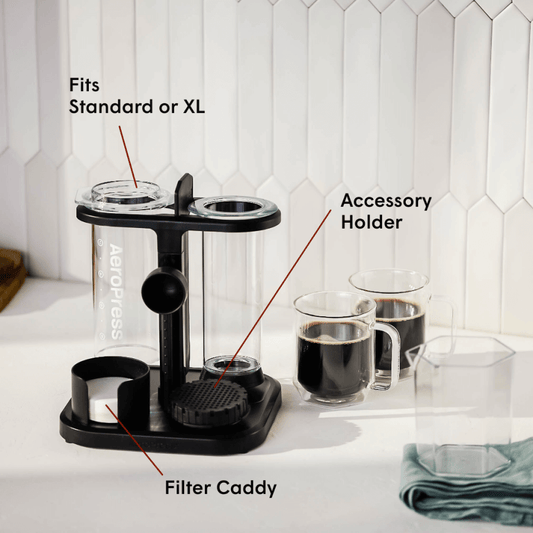 AeroPress Organizer Stand - Coffee Station Stand for Organized Preparation