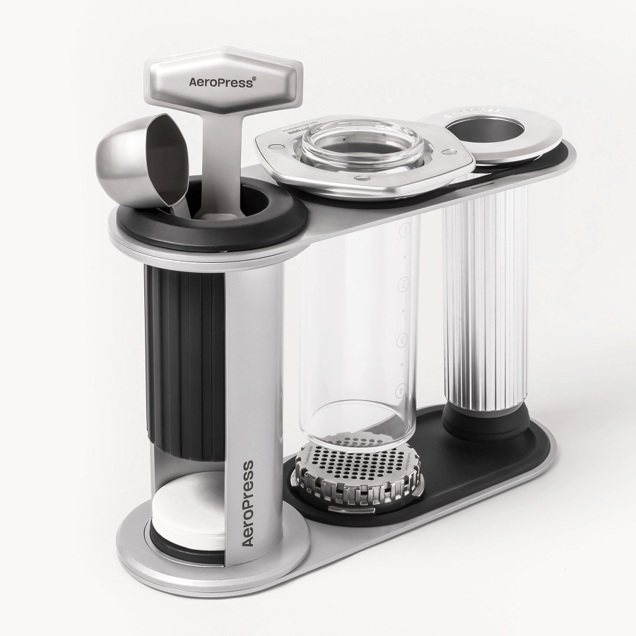AeroPress Organizer Stand - Stainless Steel - Coffee Station Stand for Organized Preparation