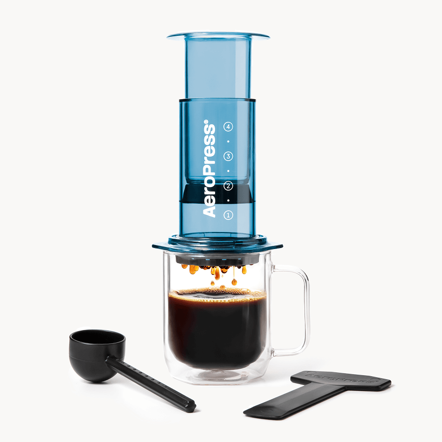AeroPress Coffee Maker - Clear & Colors - Compact Coffee Press for Fresh Brewing