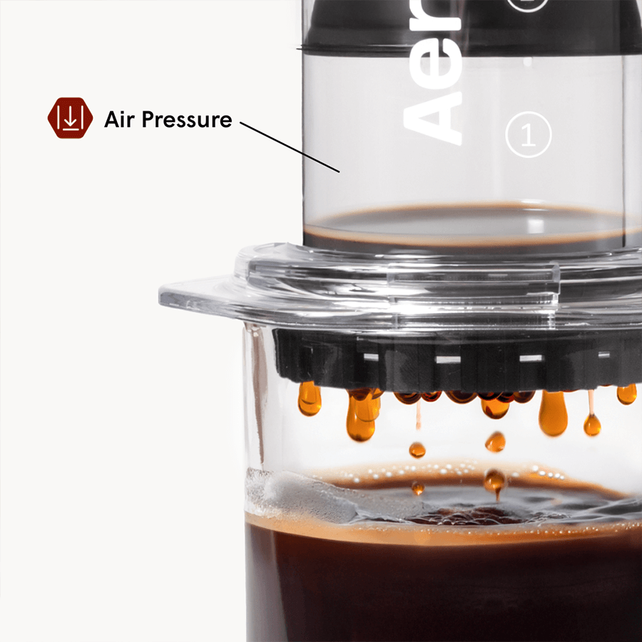 AeroPress Coffee Maker - Clear & Colors - Compact Coffee Press for Fresh Brewing