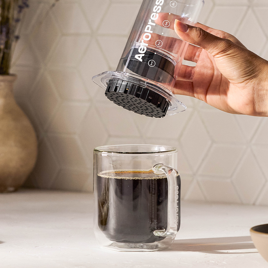 AeroPress Coffee Maker - Clear & Colors - Compact Coffee Press for Fresh Brewing