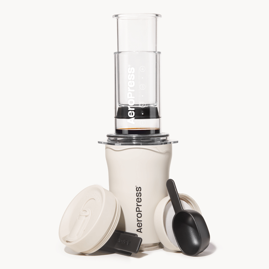 AeroPress Coffee Maker - Go Plus - Compact Coffee Press for Fresh Brewing