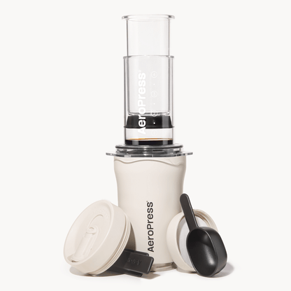 AeroPress Coffee Maker - Go Plus - Compact Coffee Press for Fresh Brewing