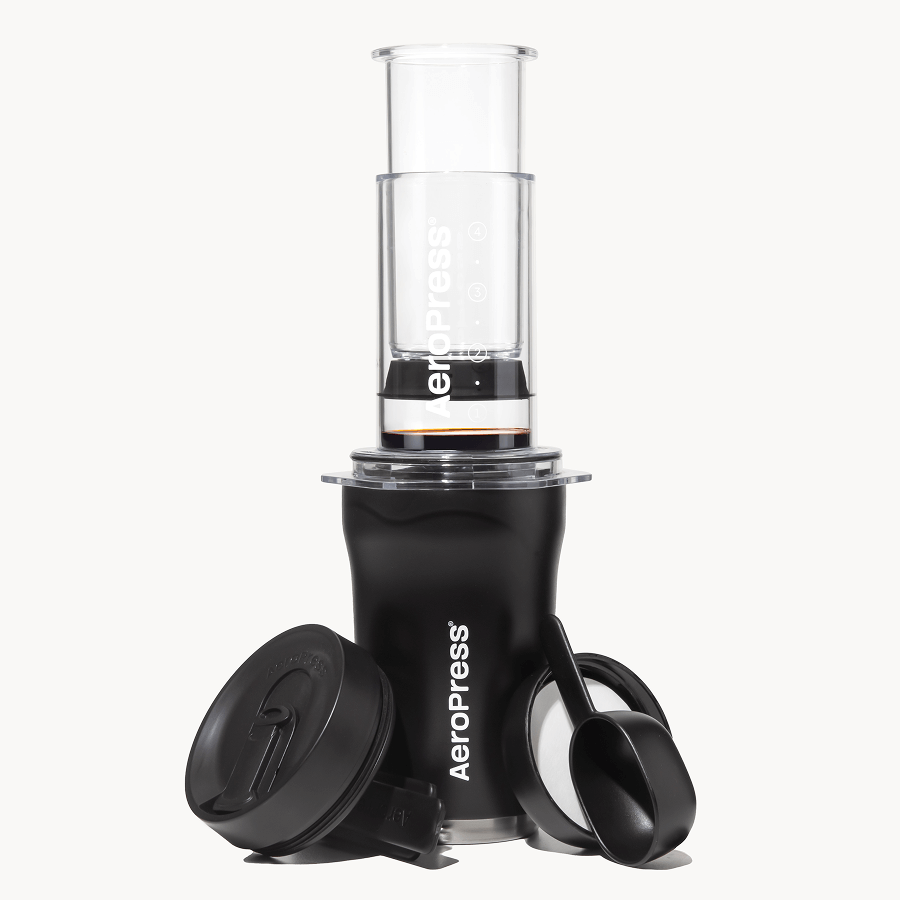 AeroPress Coffee Maker - Go Plus - Compact Coffee Press for Fresh Brewing