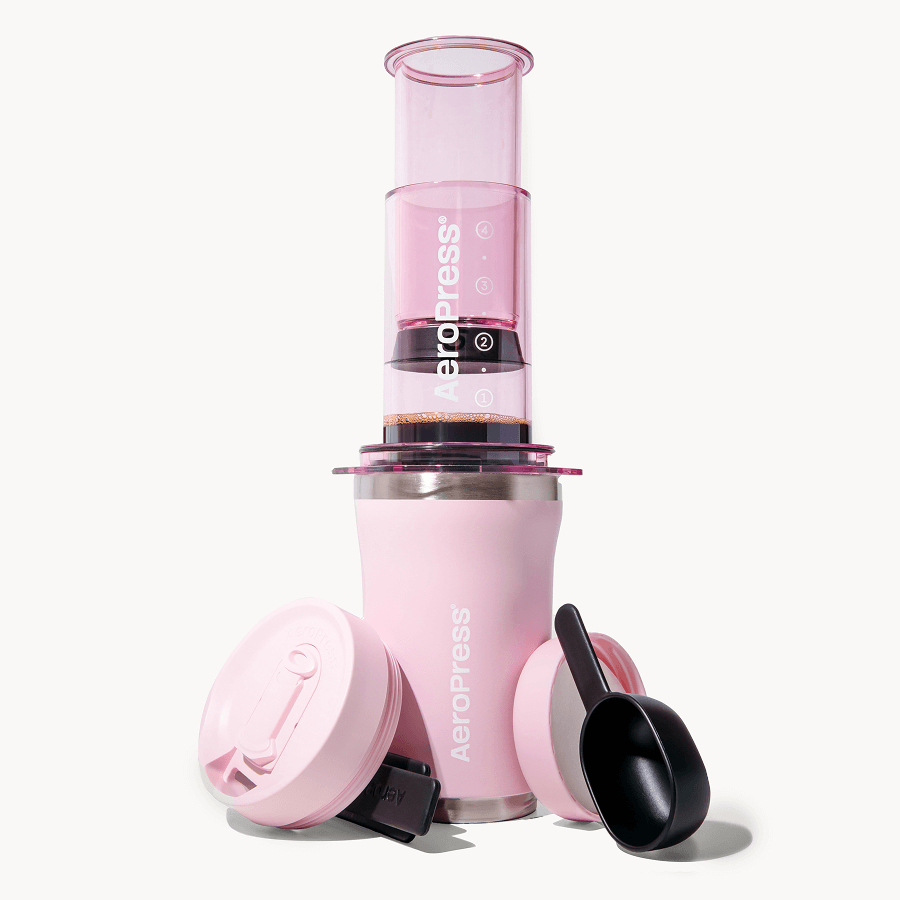 AeroPress Coffee Maker - Go Plus - Compact Coffee Press for Fresh Brewing