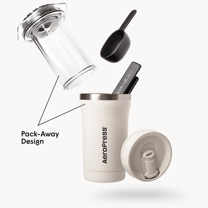 AeroPress Coffee Maker - Go Plus - Compact Coffee Press for Fresh Brewing