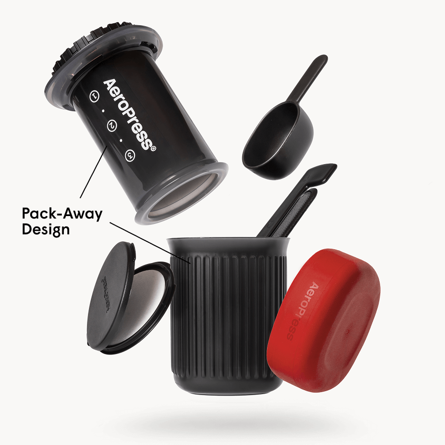 AeroPress Coffee Maker - Go - Compact Coffee Press for Fresh Brewing