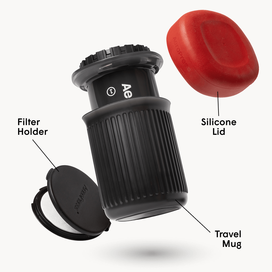 AeroPress Coffee Maker - Go - Compact Coffee Press for Fresh Brewing