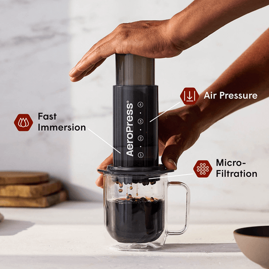 AeroPress Coffee Maker - Original - Compact Coffee Press for Fresh Brewing