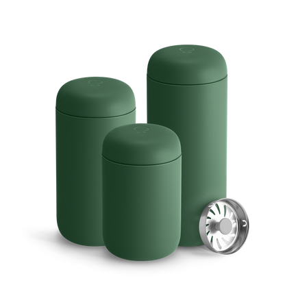 Fellow Carter Move Mug + Splash Guard - Coffee Vessel for Home Brewing Stations