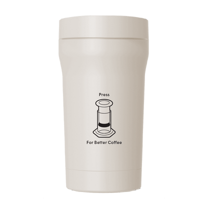 AeroPress Travel Coffee Tumbler - Stainless Steel - Coffee Vessel for Home Brewing Stations