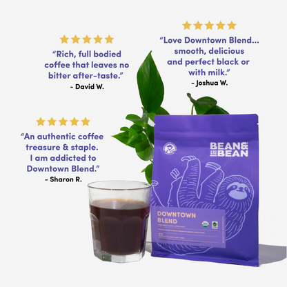 Downtown Blend Organic & Fair Trade - Fresh Coffee Selection for Daily Routines