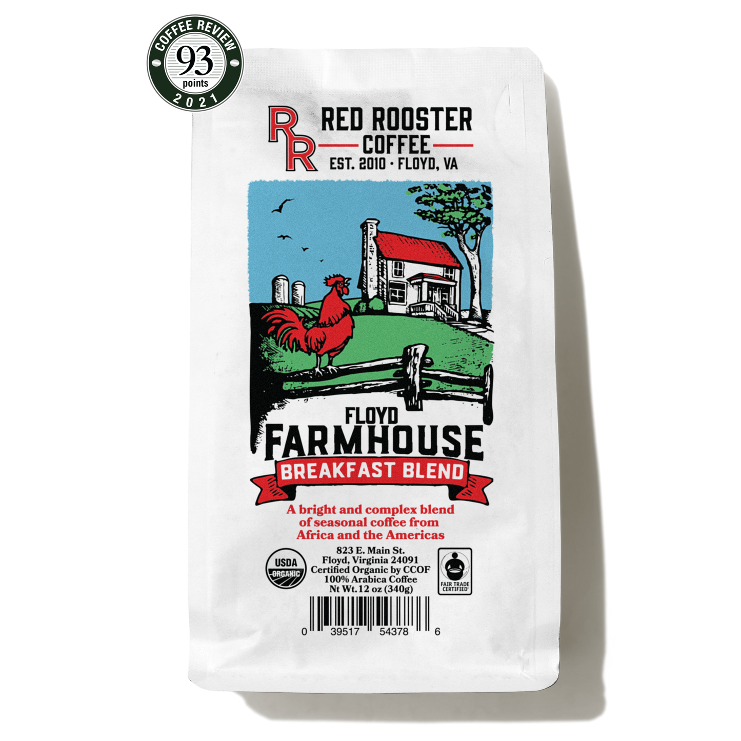 Organic Floyd Farmhouse Breakfast Blend - Fresh Coffee Selection for Daily Routines