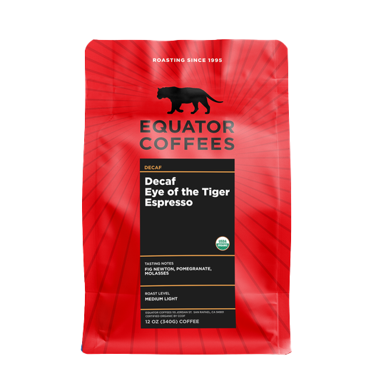 Decaf Eye Of The Tiger 12 oz - Fresh Coffee Selection for Daily Routines