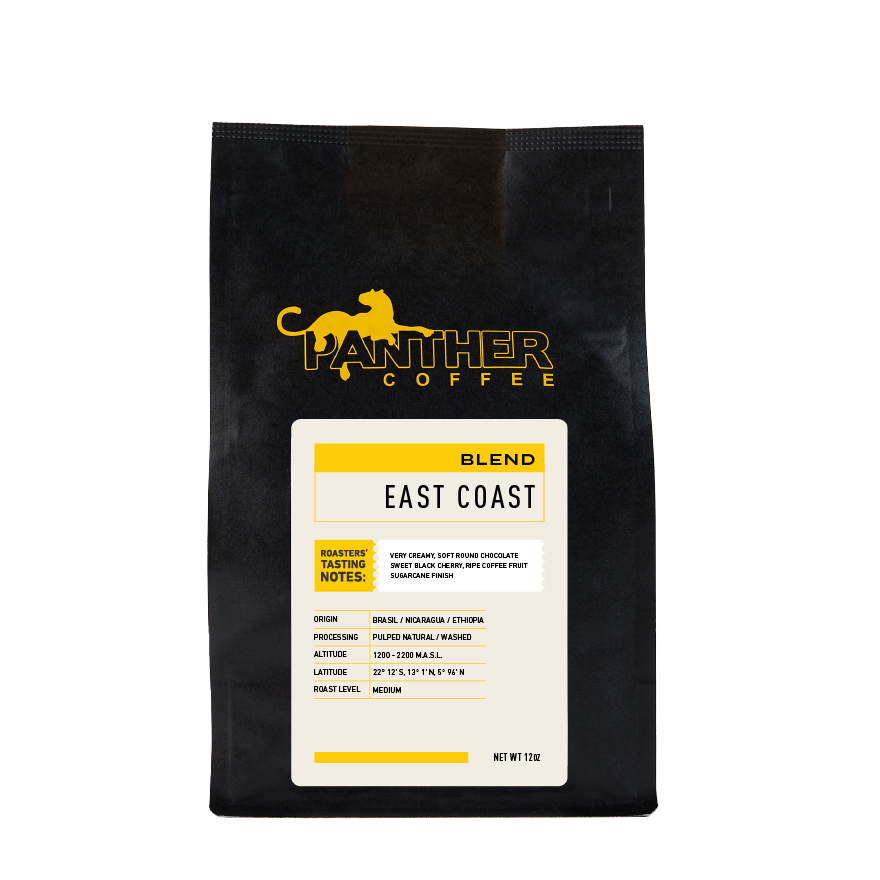 East Coast Espresso 12 oz - Compact Coffee Press for Fresh Brewing