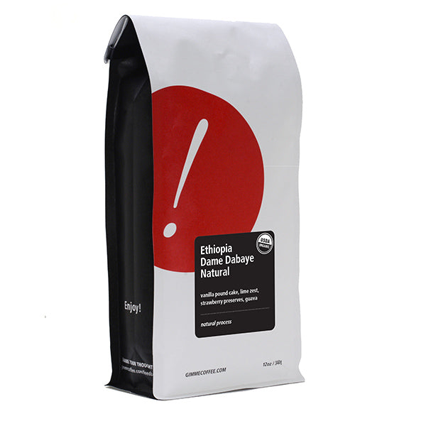 Ethiopia Dame Dabaye Natural (Organic) 12 oz - Fresh Coffee Selection for Daily Routines
