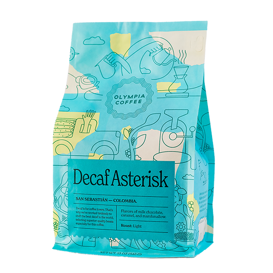 Decaf Asterisk 12 oz - Fresh Coffee Selection for Daily Routines