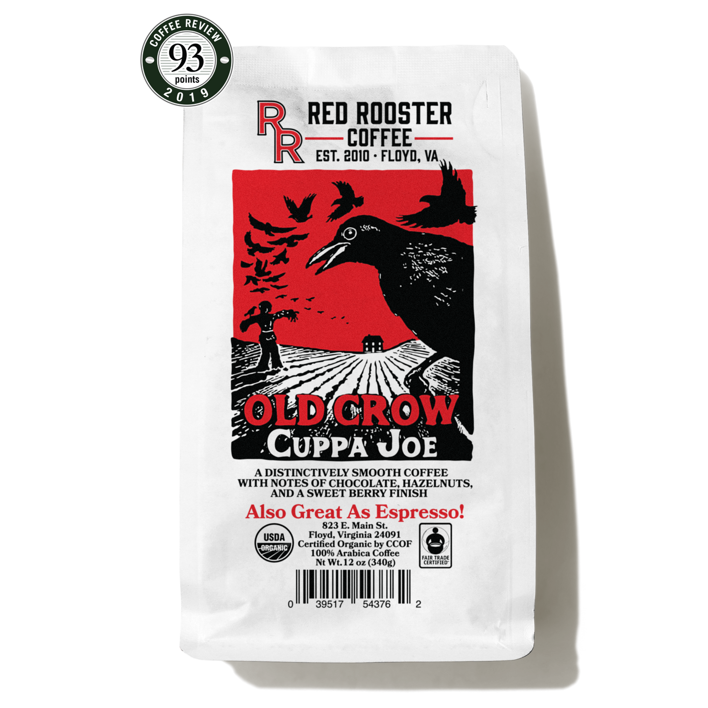 Organic Old Crow Cuppa Joe - Fresh Coffee Selection for Daily Routines
