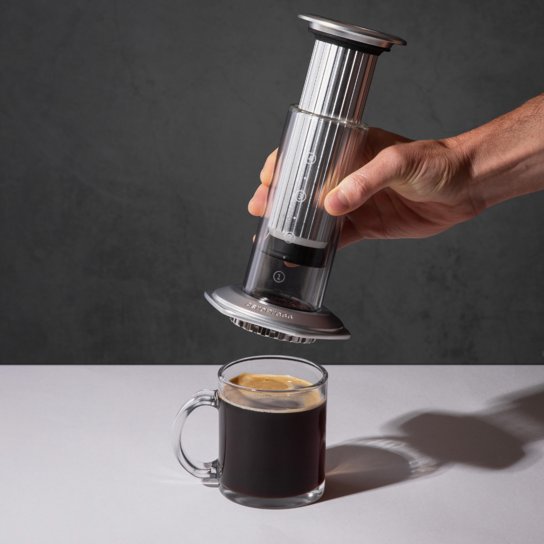 AeroPress Coffee Maker - Premium - Compact Coffee Press for Fresh Brewing
