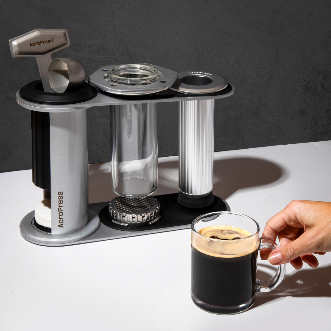 AeroPress Coffee Maker - Premium - Compact Coffee Press for Fresh Brewing