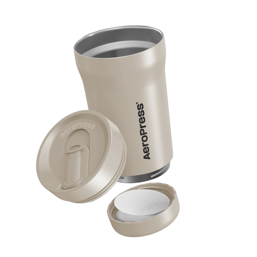 AeroPress Travel Coffee Tumbler - Stainless Steel - Coffee Vessel for Home Brewing Stations