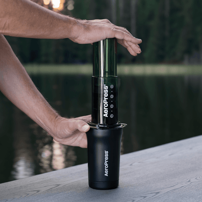 AeroPress Travel Coffee Tumbler - Stainless Steel - Coffee Vessel for Home Brewing Stations