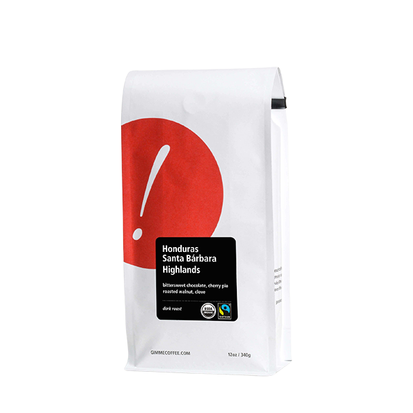 Honduras Santa Barbara Highlands Dark Org FT 12 oz - Fresh Coffee Selection for Daily Routines