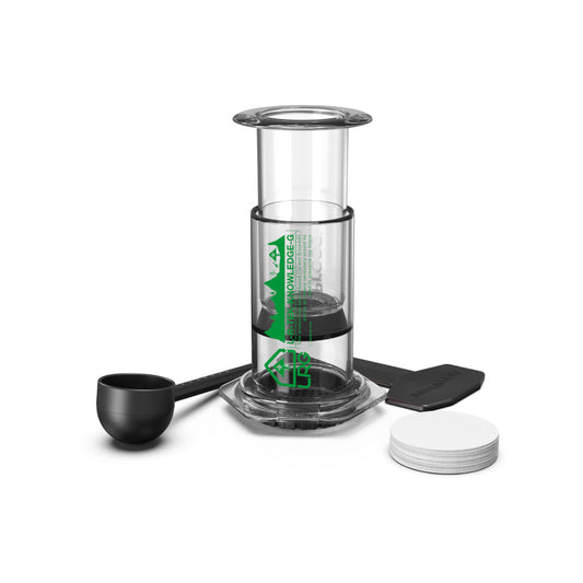 AeroPress Clear Coffee Press - LRG - Compact Coffee Press for Fresh Brewing