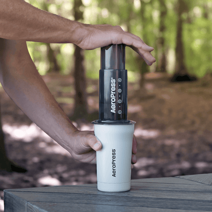 AeroPress Travel Coffee Tumbler - Stainless Steel - Coffee Vessel for Home Brewing Stations
